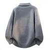 2026 Nuevo Otoño/Invierno Transfronterizo Suéter de Punto Pulóver Sencillo con Cuello de Solapa Falso para Hombre Ropa de Punto Talla Grande Camisa Básica Casual