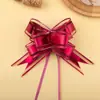 Fornecimento direto da fábrica transfronteiriça médio 30 gaze de neve fosca flor de mão embalagem de presente de Natal fita de flor cor metálica