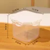 Caja para Pastel de Tanque de Helado Caja para Mousse Melaleuca Caja de Embalaje pp Reciclable Grado Alimenticio Caja para Fruta Cortada de Yogur y Pudín