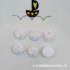 Color Blanco Negro redondo 12mm resina diamante plano diy carcasa de teléfono móvil pegatinas para uñas accesorios para ropa accesorios