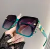 Óculos de Sol com Armação Grande para Moda Live do Tiktok Óculos de Sol Versáteis Personalizados de Alta Qualidade para Mulheres Óculos Estilo de Rua Tendência