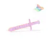 Espada Cruzada de Cadena Retráctil Impresa en 3D, Juguete Transfronterizo para Alivio del Estrés para Niños, Espada Espiral Deformable Articulada Creativa Portátil