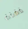 Hebilla de Posicionamiento de Tubo en Forma de U de Plata de Ley S925 Botón de Acabado para Pulsera de Cuentas Hecha a Mano DIY Accesorios de Joyería para Pulsera