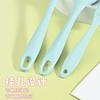 Set de 3 piezas de espátula de silicona transfronteriza y brocha de aceite, resistente a altas temperaturas, set para hornear, espátula de silicona para crema de pastel, brocha de silicona para aceite