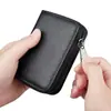 Porta-cartões simples tipo sanfona pu cor sólida sofisticado masculino e feminino porta-moedas multi-cartões grande capacidade certificado carteira de motorista conjunto de cartões compacto