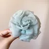 Presilha de Flor em Renda para Mulheres 2025 Nova Presilha de Cabelo Elegante para a Parte de Trás da Cabeça, Acessórios de Cabelo de Flor Elegantes para o Estilo de Férias, Adorno de Cabeça