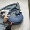 Bolsa tipo Dim Sum Modelo Nuevo 2026 Bolso de Lona de Hombro Único para Mujer Verano Versátil de Nailon Cruzado Pequeño Bolso Cruzado Simple Ligero