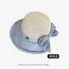 Chapéu de Sol Vazado Atacado Feminino Aba Larga Verão Exterior Protetor Solar Respirável Anti-UV Laço Chapéu de Pescador