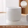 Pote de Flor de Cerâmica Branca Minimalista Nórdico Tendência Atravessando Fronteiras com Prato para Uso Doméstico, Especificamente para Orquídeas Phalaenopsis e Plantas Suculentas
