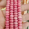Cuentas de Ábaco Teñidas al Agua de 8x5 mm, Cuentas de Vidrio que No se Desvanecen, Cuentas Sueltas de Vidrio, Materiales para Joyería de Pulseras, Venta al por Mayor para Manualidades con Cuentas