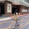 Chaqueta Camisa de Cuadros Retro Coreana de Manga Larga para Mujer Nueva Colección Primavera Verano 2025 Estilo Perezoso Versátil Chaqueta Cárdigan Camisa