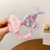 Nuevo Sujetador de Cola de Sirena de Primavera para Niñas, Cuerda para Cola de Caballo, Accesorio de Cabello de Princesa, Goma Elástica para Moño