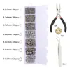 Accesorios de joyería para hacer tú mismo joyería pendientes ganchos para orejas pulseras pulseras collares materiales para abalorios hechos a mano juego de herramientas