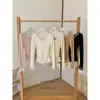 Suéter Tricô Patchwork de Renda AS OFFICIAL Pure Desire para Mulheres, Novo Design para Início de Outono, Manga Longa