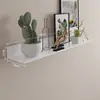 Estantería de almacenamiento estilo nórdico americano, Estantería de pared, Estante decorativo creativo para sala de estar, Estante de exhibición de pared