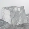 Adesivos de parede autoadesivos imitando azulejo com padrão de mármore, à prova d'água e resistentes a mofo, para renovação de parede de fundo e cobertura de imperfeições na cozinha e no banheiro