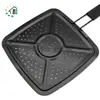 Almohadilla para olla anti-quemaduras negra conductora de calor, almohadilla aislante de calor, almohadilla aislante para olla 19 cm cuadrada estufa de gas almohadilla para café