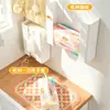 Caja de Almacenamiento Magnética para Servilletas de Refrigerador para Uso en Cocina, Soporte Magnético para Toallas de Papel y Toallitas Húmedas Montado en Puerta