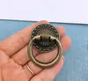 Manija de Tirador para Cajón de 32MM de Diámetro, Estilo Antiguo, Agujero Único, Aleación, Manija de Tirador para Gabinete y Armario de Reensamblaje, Manija de Tirador para Puerta de Gabinete Estilo Chino
