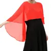 Chal de Gasa 100D Transfronterizo Europeo y Americano Amazon Chal Ligero para Mujer Simple Hueco Agujero Redondo Chal Ajuste Holgado