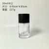 Venda Direta de Fábrica 30ml Frasco de Perfume Vazio Transparente Cilíndrico Espesso Recarregável de Perfume tipo Pressão Portátil Portátil