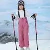 Pantalones de Plumas para Niños Invierno Nuevos Engrosados 90% Pluma de Pato Blanco Monos para Niños y Niñas Pantalones de Esquí para Exteriores