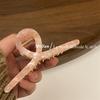 Pinza grande de agarre con ácido acético de alto grado, estilo coreano, con costuras metálicas y pinza de tiburón para el cabello en la parte posterior, accesorio para la cabeza de celebridades de Internet para mujeres.
