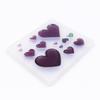 Molde de resina epoxi de cristal DIY en forma de corazón, molde para dulces, molde para caramelos de amor, decoración de parche en forma de corazón, molde de silicona