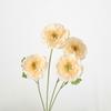 4 flores artificiales nórdicas Xinxin Lulian para decoración de interiores de bodas, 4 pequeñas flores artificiales Lulian, ramo de flores falsas