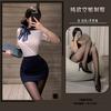 Ropa Íntima Sexy Manyu, Uniforme Sexy de Aeromoza para Mujer, Traje Sexy de Secretaria Tentación, Ropa Sexy Profesional para Juegos de Rol 9528
