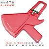 HUOTO caliper de gordura de mola dupla 80MM 1mm clipe de gordura medidor de espessura de sebo
