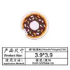 Comida Helado Papas Fritas Pastel Donut Pizza Parche de Tela Bordado Accesorios para Ropa Accesorios Insignia Parche
