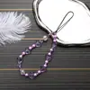 Cadena para Teléfono Móvil con Cuentas, Cordón, Funda de Teléfono Móvil, Colgante para Llavero, Colgante de Cadena Creativo Personalizado Anticaída