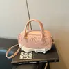 Moda Transfronteriza Bolso de Mano Sencillo Bolso Boston para Mujer 2025 Primavera Nuevo Estilo Elegante para Viajar Bolso de Hombro Cruzado con Textura