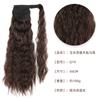 Peruca Rabo de Cavalo Ondulada com Fita Adesiva Mágica Xuchang para Atacado, Cabelo Longo e Cacheado, Estilo Europeu e Americano, com Tranças e Ondas de Lã.