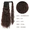 Xuchang Venta al por mayor Cinta Mágica Permanente de Maíz Cola de Caballo Peluca Cabello Largo Rizado para Mujeres Europeas y Americanas Extensiones de Cabello Rizado de Lana Cola de Caballo Trenza