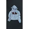 Y2K Suéter de Manga Larga con Cremallera Pantalones Deportivos Estampados Sudadera Traje Chaqueta Sudadera con Capucha Punk Estilo Callejero Oscuro Ins