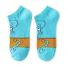 Meias Cano Baixo de Algodão Personalidade Desenho Animado Meias Masculinas Algodão Animação Skateboard Meias Cano Baixo Femininas Fornecimento Transfronteiriço Meias Série Criativa