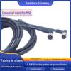 Conector Impermeável M12 Fiação 4/58 Núcleos Macho e Fêmea Conector de Sensor Moldagem por Injeção Equipamento Industrial Plugue para Aviação