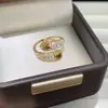 Popular Anillo Abierto con Forma de Serpiente de Piedra Ojo de Tigre Maillard para Mujer, Joyería de Mano de Zirconia Dorada de Lujo Ligero de Gama Alta