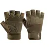 Guantes de Fitness Medio Dedo para Hombre y Mujer Deportes al Aire Libre Ciclismo Guantes de Entrenamiento Antideslizantes Resistentes al Desgaste Protección para Fans Militares Tácticos Absorción de Impactos