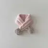 Cachecol Infantil Coreano Qiunan 2026 Novo Estilo de Inverno Etiqueta Ins À Prova de Frio Quente Proteção para o Pescoço Cachecol para Pescoço de Bebê Atacado