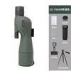 Telescópio Monocular de Alta Potência para Observação de Pássaros Zoom Contínuo 25-75X60 Telescópio Aprimorado de Alta Potência para Visão Noturna Fotografia Visualização de Alvos
