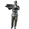 Parque de Esculturas de Figuras de Latón Comunidad Folclórica Fundición de Cobre Estatua de Personaje Adorno Celebración Cosecha Figura de Mijo Tallado en Cobre