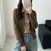 Novedades Otoño 2026: Elegante y Adelgazante Diseño de Dos Piezas Top de Manga Larga para Mujeres de Mediana Edad con un Aspecto Juvenil y Patchwork a Cuadros