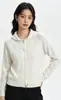 Nuevo cárdigan de punto trenzado estilo retro coreano para primavera y otoño con doble cremallera, abrigo suéter de jacquard de color liso para mujer