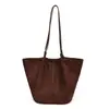 Yue Zi 2026 Bolsas Tote Nuevas y Elegantes para Mujer de Principios de Otoño Gran Capacidad Bolso de Hombro Único para el Trabajo Bolso Cruzado Retro Versátil