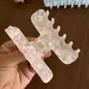 Grampo de cabelo de acetato com glitter estelar de alta qualidade, acessório de cabelo versátil de borboleta cravejado de diamantes, presilha de garra para rabo de cavalo alto, presilha de tubarão para coques