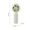 Ventilador Pequeño de Mano con Potente Flujo de Aire, Ventilador de Escritorio con Soporte para Teléfono, Ventilador Pequeño Portátil para Exteriores, Transfronterizo