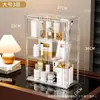 Caixa de armazenamento em acrílico, armário de exibição de figuras labubu blind box transparente de parede, caixa de armazenamento de cosméticos, prateleira de armazenamento, prateleira de medicamentos